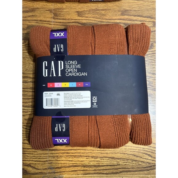 Gap Women's Long Sleeve Open‎ Cardigan Size XXL Gingerbread - Picture 2 of 2